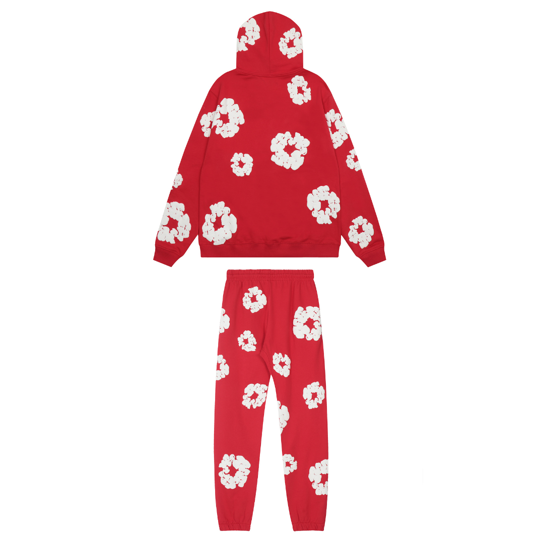 Lyra - Roter Blumen Tracksuit