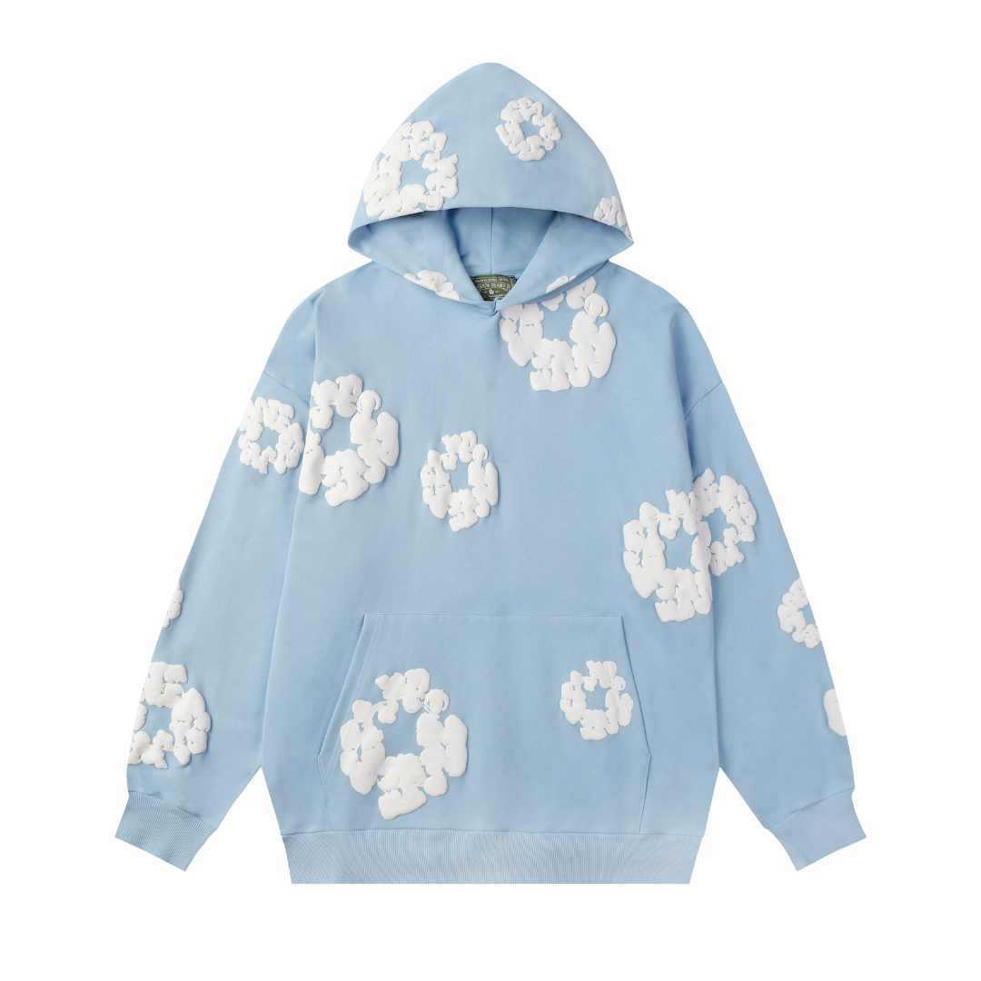 Lyra - Baby Blauer Blumen Tracksuit